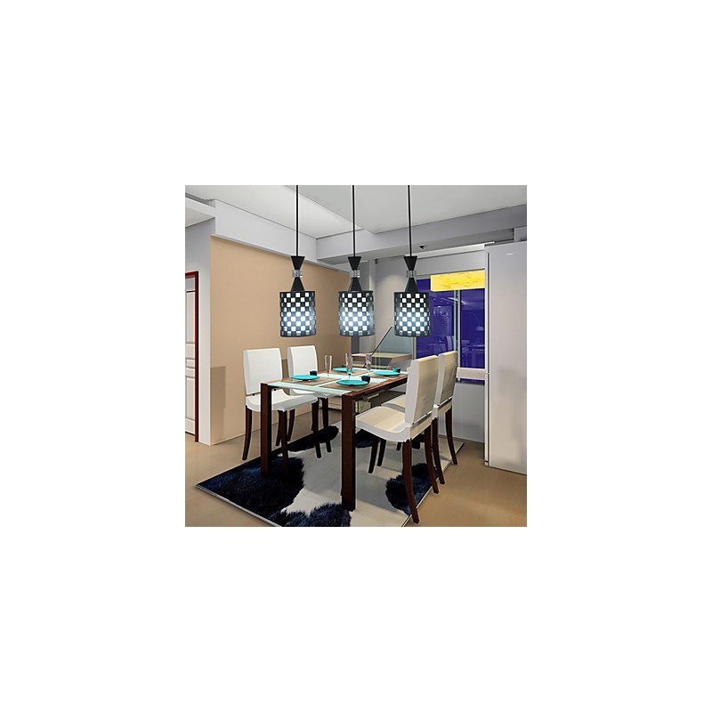 Perforations Nordic Wrought Iron Chandelier Lamp Light