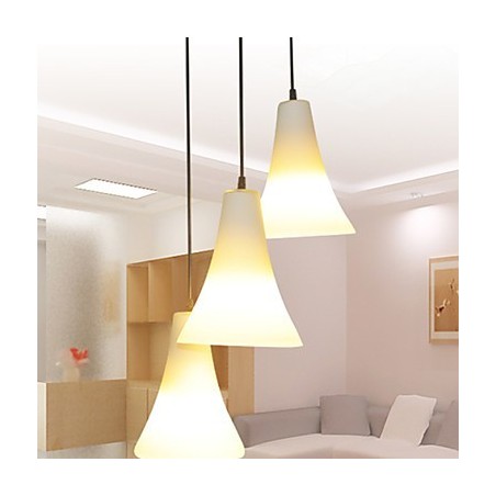 Funnel Cone Cone Type Single Head Trumpet Shaped Glass Meal Light Simple Droplight Lamp Light