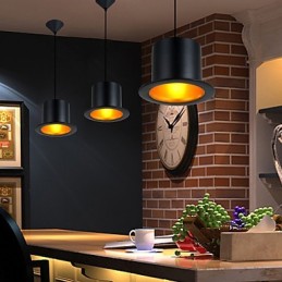 Retro Painting Metal Pendant Light Garage