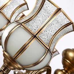 Chandelier Traditional Classic Rustic Lodge Metal