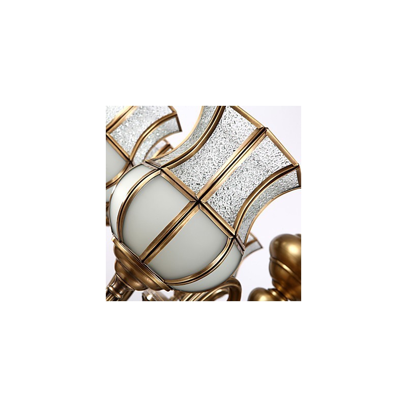 Chandelier Traditional Classic Rustic Lodge Metal