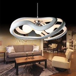 Modern Contemporary Painting Resin Pendant Light