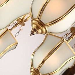 Chandelier Traditional Classic Rustic Lodge Metal