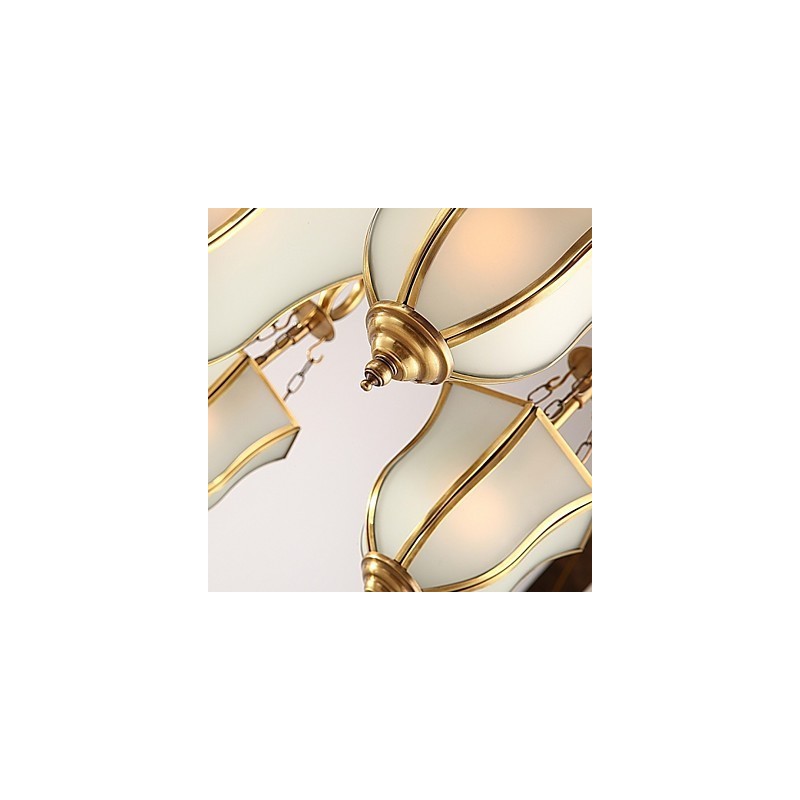 Chandelier Traditional Classic Rustic Lodge Metal