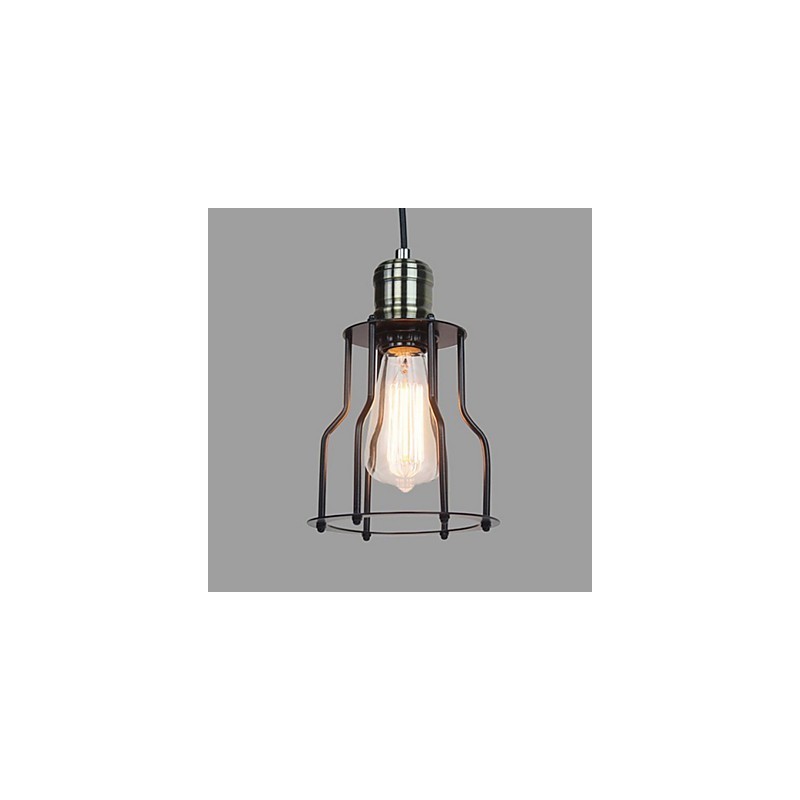 Traditional Classic Vintage Mini Style Painting Pendant Light