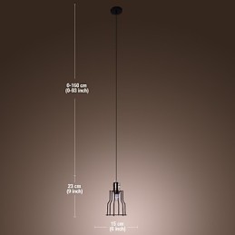 Traditional Classic Vintage Mini Style Painting Pendant Light