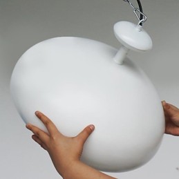 Modern Contemporary Retro Bowl Painting Pendant Light