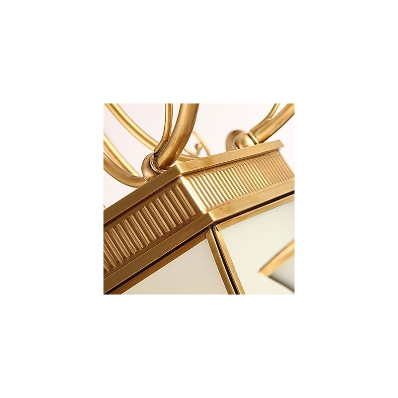 Chandelier Traditional Classic Rustic Lodge Metal