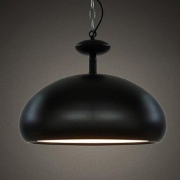 Modern Contemporary Retro Bowl Painting Pendant Light