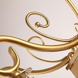 Chandelier Traditional Classic Rustic Lodge Metal