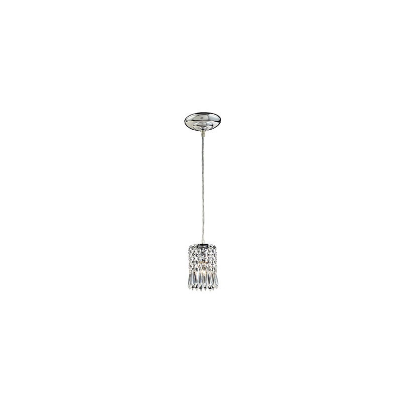 Modern Contemporary Crystal Mini Style Electroplated Pendant Light