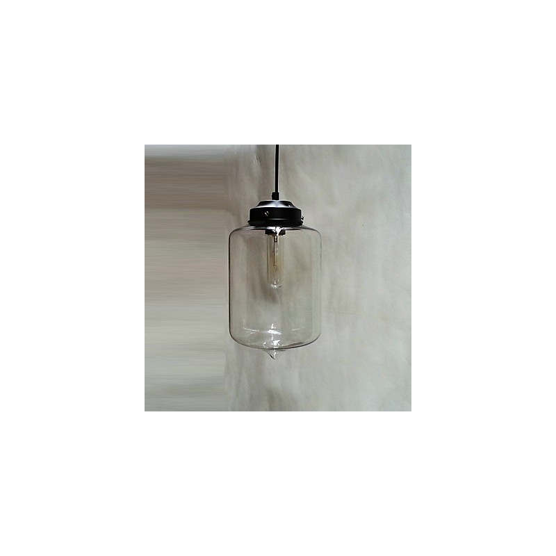 Bottle Design Pendant 1 Light Minimalist Iron Painting