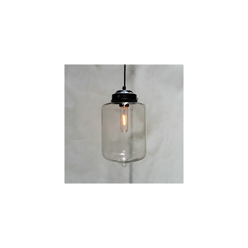 Bottle Design Pendant 1 Light Minimalist Iron Painting