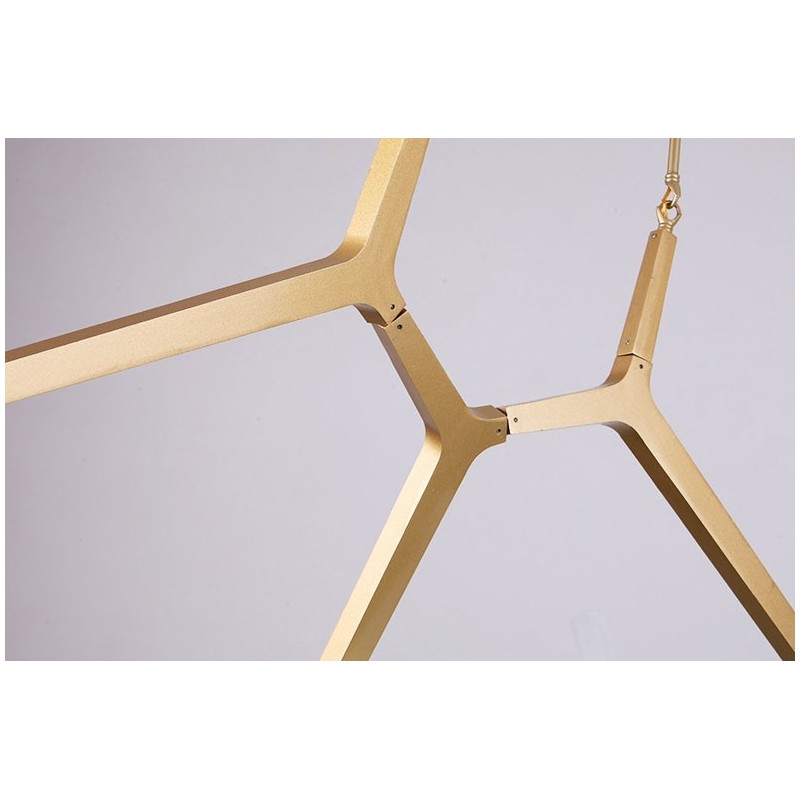 12 Light Modern Contemporary Chandelier Light (Black Golden)