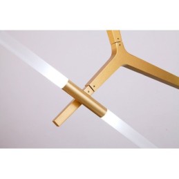 12 Light Modern Contemporary Chandelier Light (Black Golden)