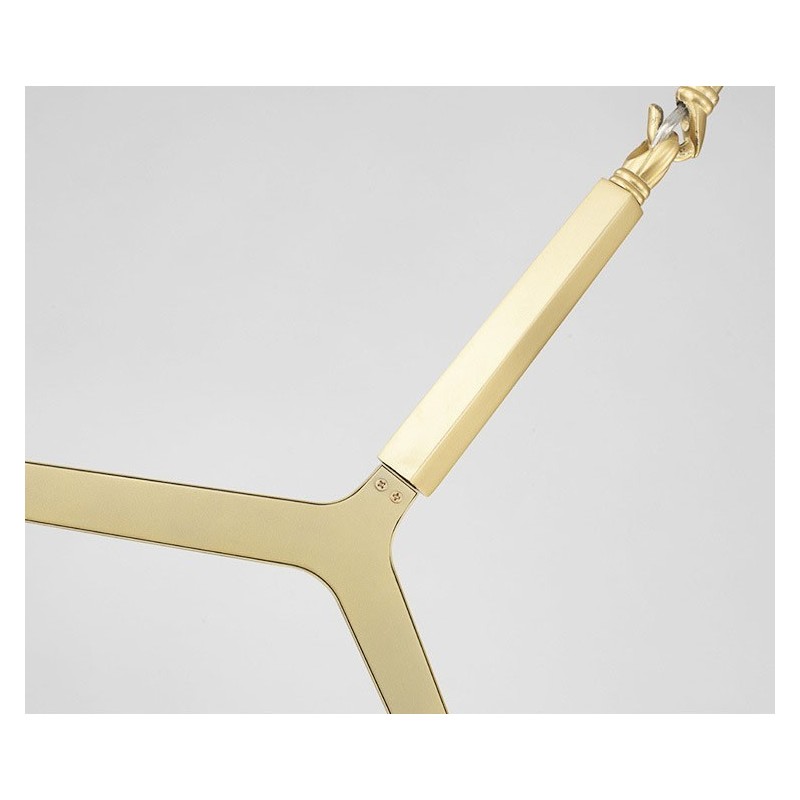 Modern Contemporary 20 Light Chandelier Light (Black Golden)