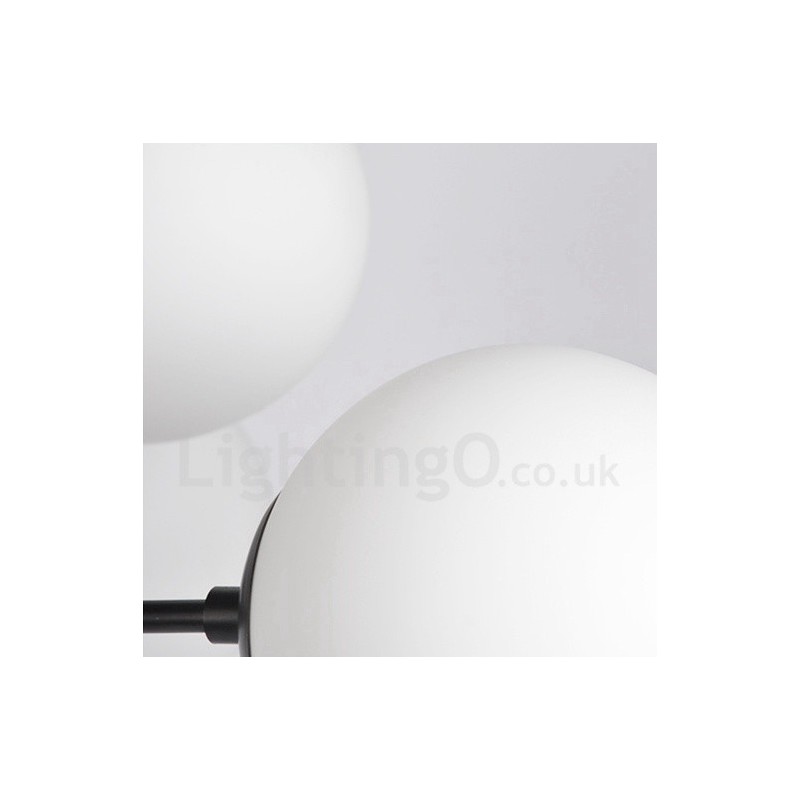 Black 12 Light 2 Tier Metal Chandelier with Glass Shade Modern Contemporary Style