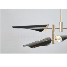 2 Tier Modern Contemporary 4 Light Chandelier