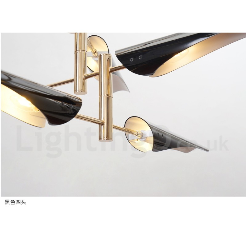 Modern Contemporary 4 Tier 8 Light Chandelier