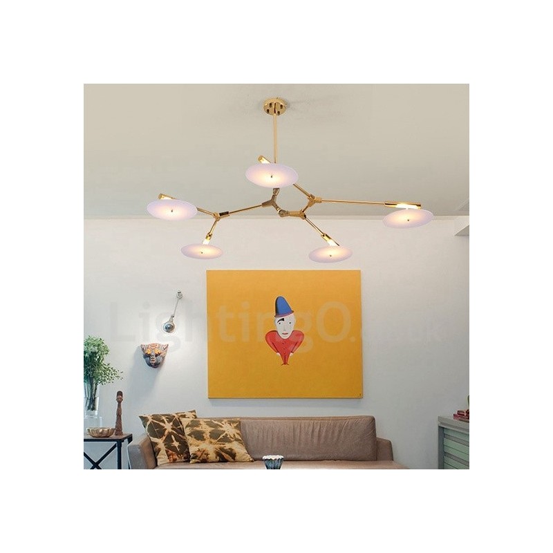 5 Light Modern Contemporary Chandelier Lamp