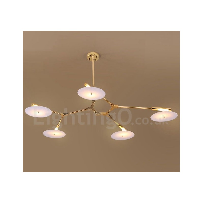 5 Light Modern Contemporary Chandelier Lamp