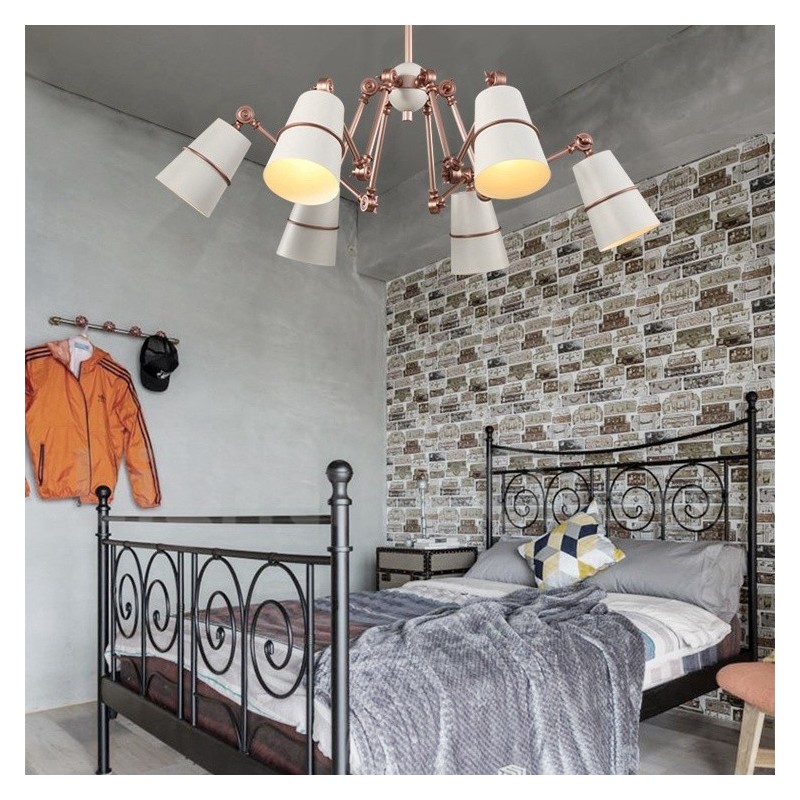 6 Light Chandelier Lamp with Modern Contemporary Style Light