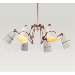 6 Light Chandelier Lamp with Modern Contemporary Style Light