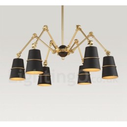 6 Light Chandelier Lamp with Modern Contemporary Style Light