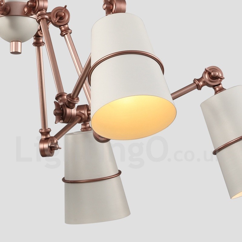 6 Light Chandelier Lamp with Modern Contemporary Style Light