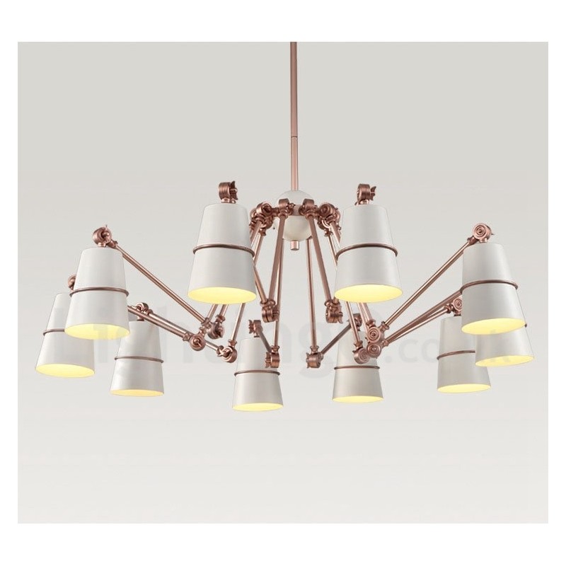 10 Light Chandelier Lamp with Modern Contemporary Style Light