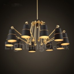 10 Light Chandelier Lamp with Modern Contemporary Style Light