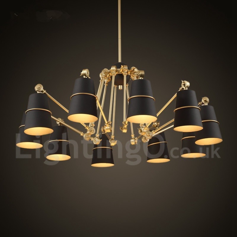 10 Light Chandelier Lamp with Modern Contemporary Style Light