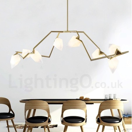 Modern Contemporary 8 Light Chandelier Lamp Light