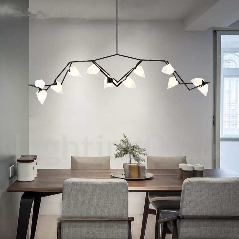 Modern Contemporary 8 Light Chandelier Lamp Light