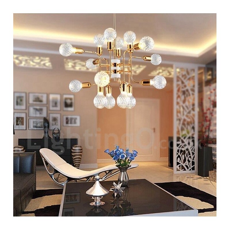 4 Tier Modern Contemporary 16 Light Chandelier Lamp Light