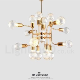 4 Tier Modern Contemporary 16 Light Chandelier Lamp Light