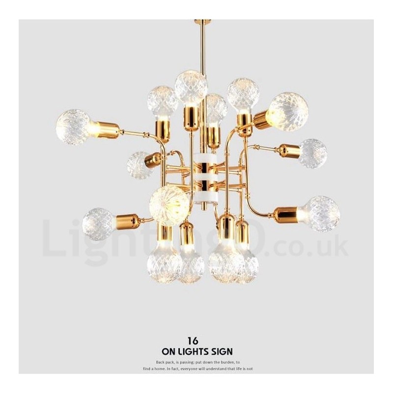 4 Tier Modern Contemporary 16 Light Chandelier Lamp Light