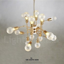 4 Tier Modern Contemporary 16 Light Chandelier Lamp Light