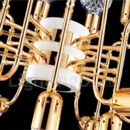 4 Tier Modern Contemporary 16 Light Chandelier Lamp Light