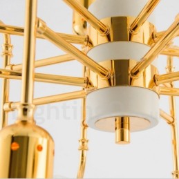 4 Tier Modern Contemporary 16 Light Chandelier Lamp Light