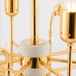 4 Tier Modern Contemporary 16 Light Chandelier Lamp Light