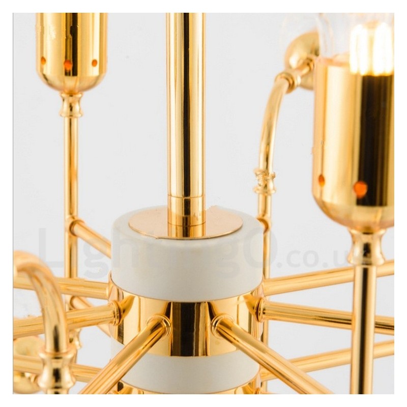 4 Tier Modern Contemporary 16 Light Chandelier Lamp Light