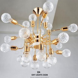 4 Tier Modern Contemporary 24 Light Chandelier Lamp Light