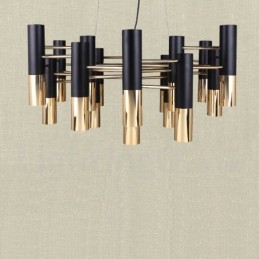 Modern Contemporary 19 Light Chandelier Single Tier Lamp Light