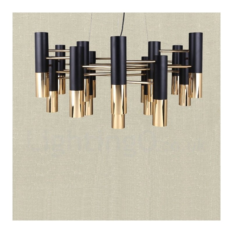 Modern Contemporary 19 Light Chandelier Single Tier Lamp Light