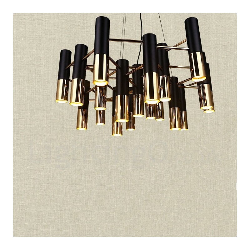 Modern Contemporary 19 Light Chandelier Single Tier Lamp Light