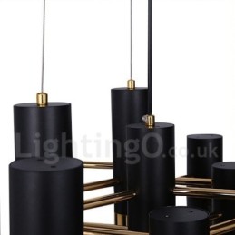 Modern Contemporary 19 Light Chandelier Single Tier Lamp Light