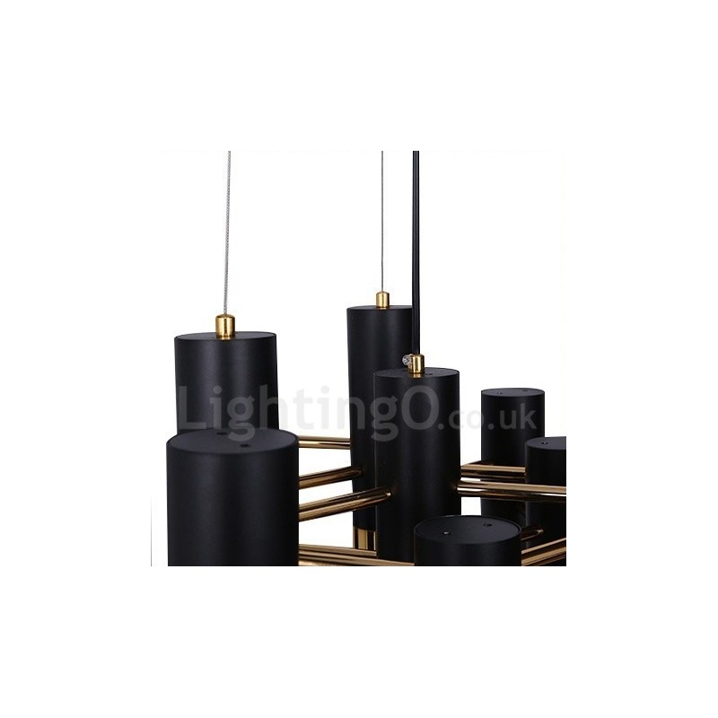 Modern Contemporary 19 Light Chandelier Single Tier Lamp Light