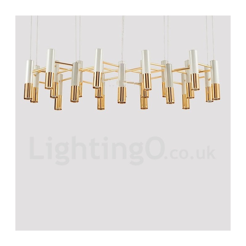 Modern Contemporary 22 Light Chandelier Single Tier Lamp Light