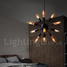 12 Light Retro Vintage Sputnik Chandelier
